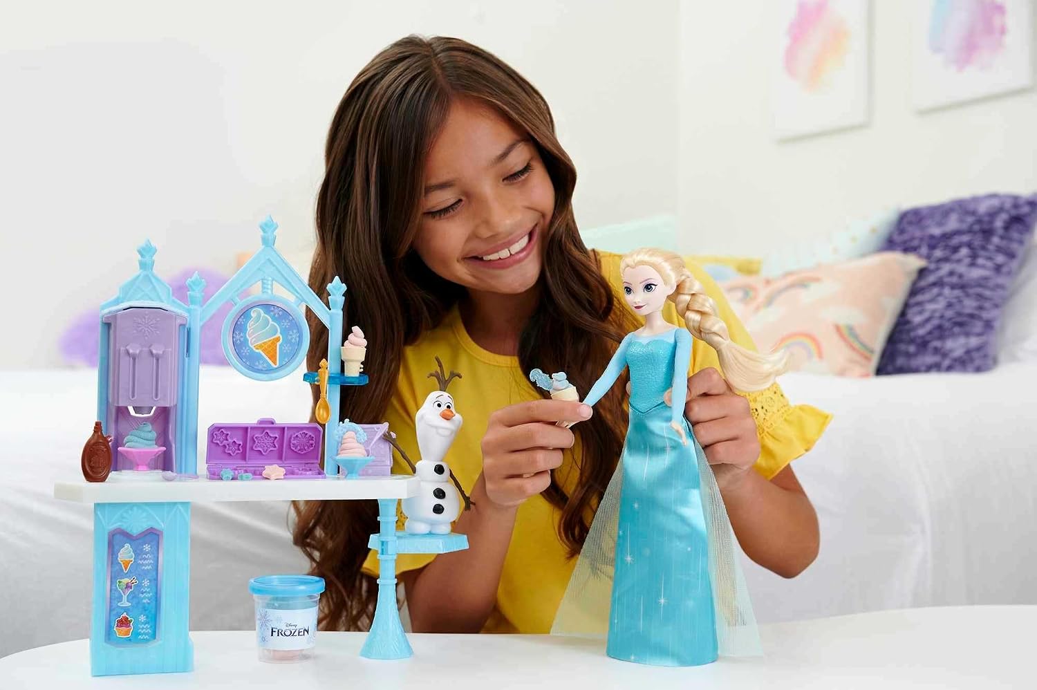Disney Princess Frozen Carrito de Helados de Elsa y Olaf