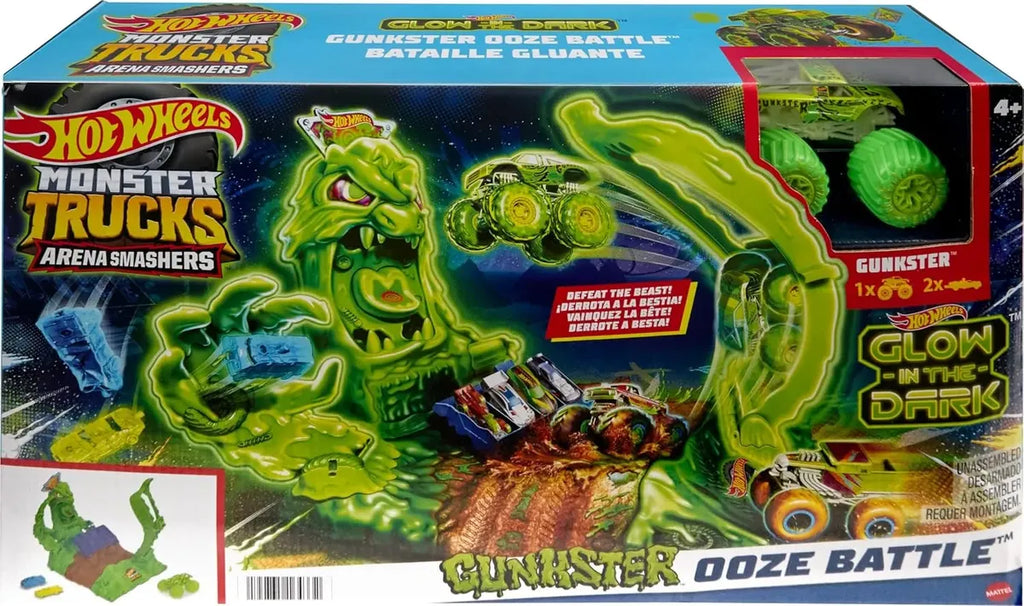 HotWheels Monster Truck Gunkster Ooze Battle Pista
