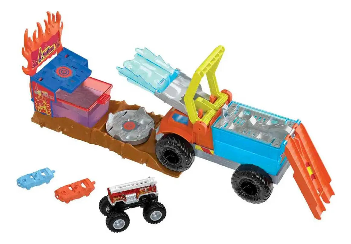 HotWheels Monster Trucks 5alarm Rescue Pista
